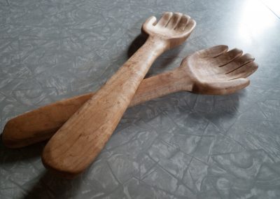 Wooden Hand Tongs
